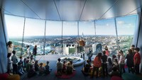Menara ini juga menyediakan pusat pembelajaran bagi para pengunjung yang datang. Istimewa/Dezeen.