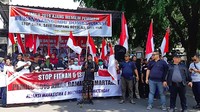 Pada saat yang bersamaan juga, beragam spanduk dibentangkan dan mendukung Pemilu 2019 sebagai ajang memilih pemimpin yang tidak menyebarkan isu perpecahan, fitnah dan isu sara. Terlebih beragam cara adu domba demi mendapatkan posisi tertentu. Foto: dok. Istimewa