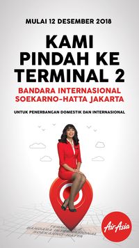 Penerbangan AirAsia Pindah ke Terminal 2 Soekarno-Hatta Penerbangan AirAsia Pindah ke Terminal 2 Soekarno-Hatta