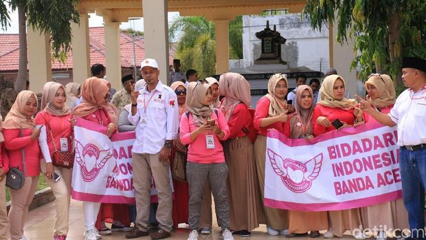 Cawapres Sandiaga Uno berkunjung ke Banda Aceh, Selasa (20/11/2018)