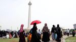 Suasana Peringatan Maulid Nabi di Monas