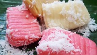 Yang ini versi potongan lebih besar. Umumnya yang berwarna pink diberi perasa rose hingga aroamnya  wangi. Foto : Instagram @eny_kuo