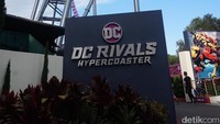 Roller coaster ini dan aneka wahana lainnya dapat dinikmati dengan membayar tiket terusan satu hari seharga 99 AUD atau setara dengan Rp 1 juta. Berani coba kamu traveler? (Melissa Mailoa/detikTravel)