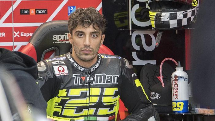 Andrea Iannone telah memberi masukkan untuk Aprilia. (Foto: Mirco Lazzari gp/Getty Images) Andrea Iannone telah memberi masukkan untuk Aprilia. (Foto: Mirco Lazzari gp/Getty Images)