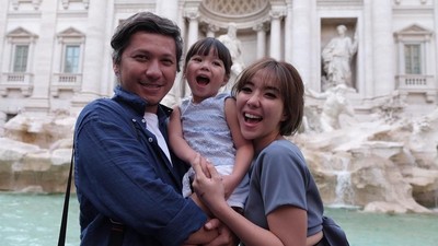 Lihat Lagi Liburan Mesra Gading, Gisel & Gempi di Italia