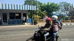 Penampakan Pos Lantas yang Dilempar Batu di Lamongan