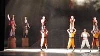 Pertunjukan in ditampilkan oleh China Heaven Creation International Performing Arts Co Ltd (CHC). Mereka berkolaborasi dengan praktisi Kung Fu, sutradara dan desainer panggung terbaik (Rita Uli/detikTravel)