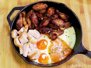 Resep Ayam: Fiesta Wings Cheesy Hotplate