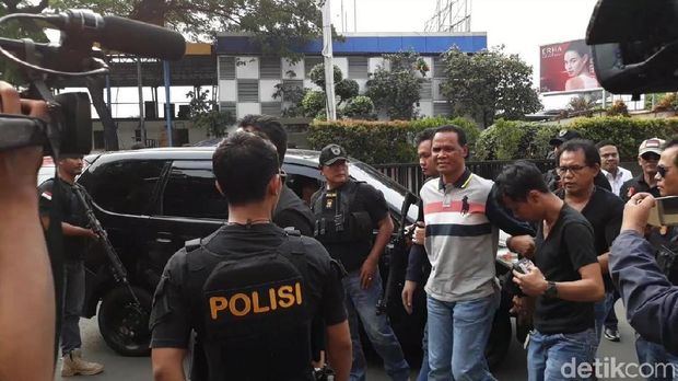 Hercules dibawa ke Polres Jakbar, Rabu (21/11/2018