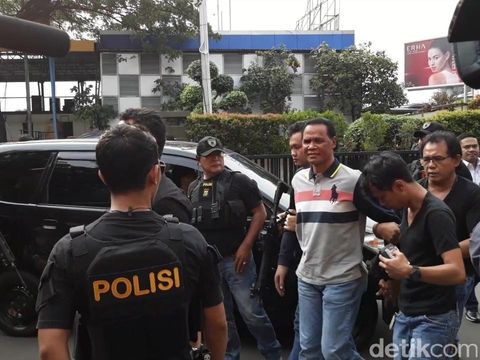 Hercules dibawa ke Polres Jakbar, Rabu (21/11/2018)