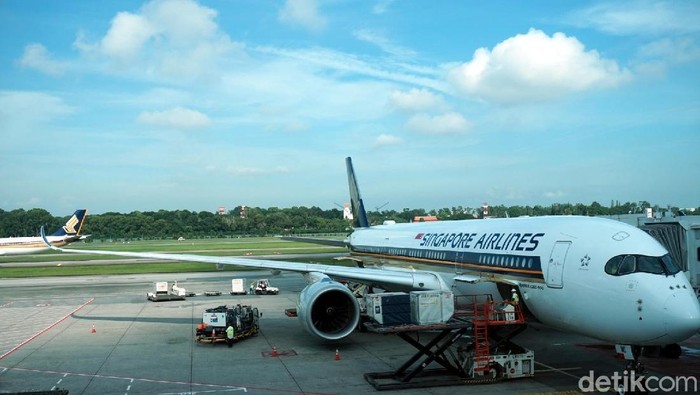 Merasakan Kelas Ekonomi Rasa Bisnis Singapore Airlines di pesawat A350-900 dari Singapore ke Brisbane, Australia