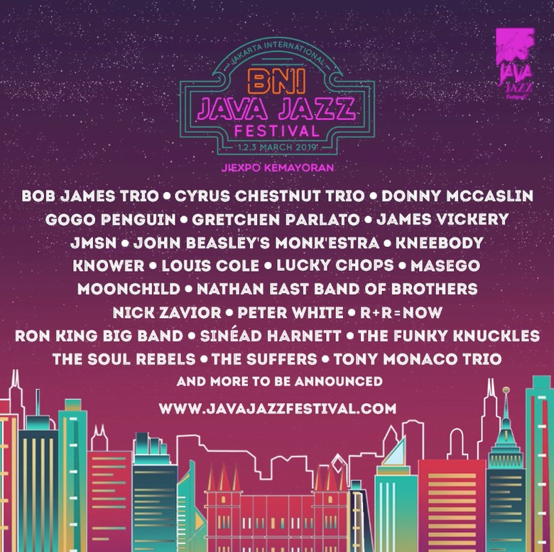 Java Jazz Festival Mengalun Lagi Maret 2019, Ini Line Up-nya Java Jazz Festival Mengalun Lagi Maret 2019, Ini Line Up-nya