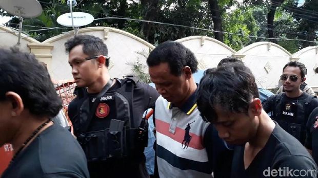 Hercules dibawa ke Polres Jakbar, Rabu (21/11/2018)