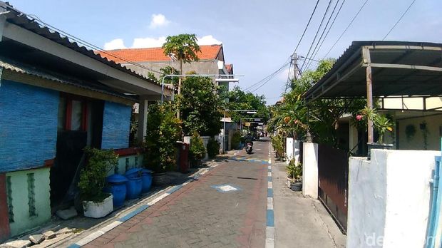Lokasi bacokan begal motor ke warga/