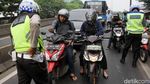 Pemotor Bandel Ditilang di Flyover Pesing