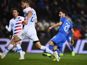 Hasil Laga Uji Coba: Gol di Injury Time Menangkan Italia atas AS