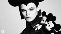 Selain itu adapula model Cara Taylor yang ikut dalam konsep tersebut. Dok. Instagram/luigiandiango