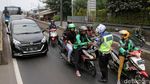 Pemotor Bandel Ditilang di Flyover Pesing