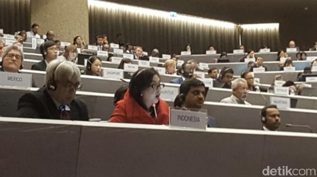 Dirjen PSLB3, Rosa Vivien Ratnawati di Konferensi COP 2