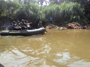 Antisipasi Banjiir, Pangdam Jaya Susuri Sungai Ciliwung