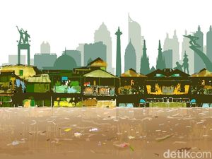 Memori Banjir Bandang 2007 yang Bikin Aktivitas Jakarta Ambyar