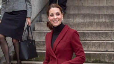 Foto: Adu Gaya Kate Middleton Vs Meghan Markle Pakai Baju Mirip