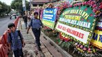 Hercules Ditangkap, Polres Jakbar Banjir Karangan Bunga
