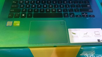 Untuk yang membutuhkan grafik yang mumpuni juga disediakan discrete graphic Nvidia MX150 2GB. (Foto: detikINET/Virgina Maulita Putri)