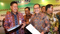 Kredit senilai ekuivalen Rp11 Triliun tersebut untuk pembiayaan modal kerja dan 168 Juta Dolar AS untuk transaksi Foreign Exchange (Forex) PT Pupuk Indonesia (Persero) sebagai Holding Company, dan sejumlah anggota holding diantaranya PT Pupuk Kalimantan Timur, PT Petrokimia Gresik, PT  Pupuk Sriwidjaja Palembang, PT Pupuk Kujang Cikampek, PT Pupuk Iskandar Muda, PT Rekayasa Industri, PT Pupuk Indonesia Energi,  PT Pupuk Indonesia Logistik, PT Pupuk Indonesia Pangan dan PT Mega Eltra.