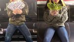 Kocak! Gadis Kecil Ini Tiru Gaya Selebritis Pakai Makanan