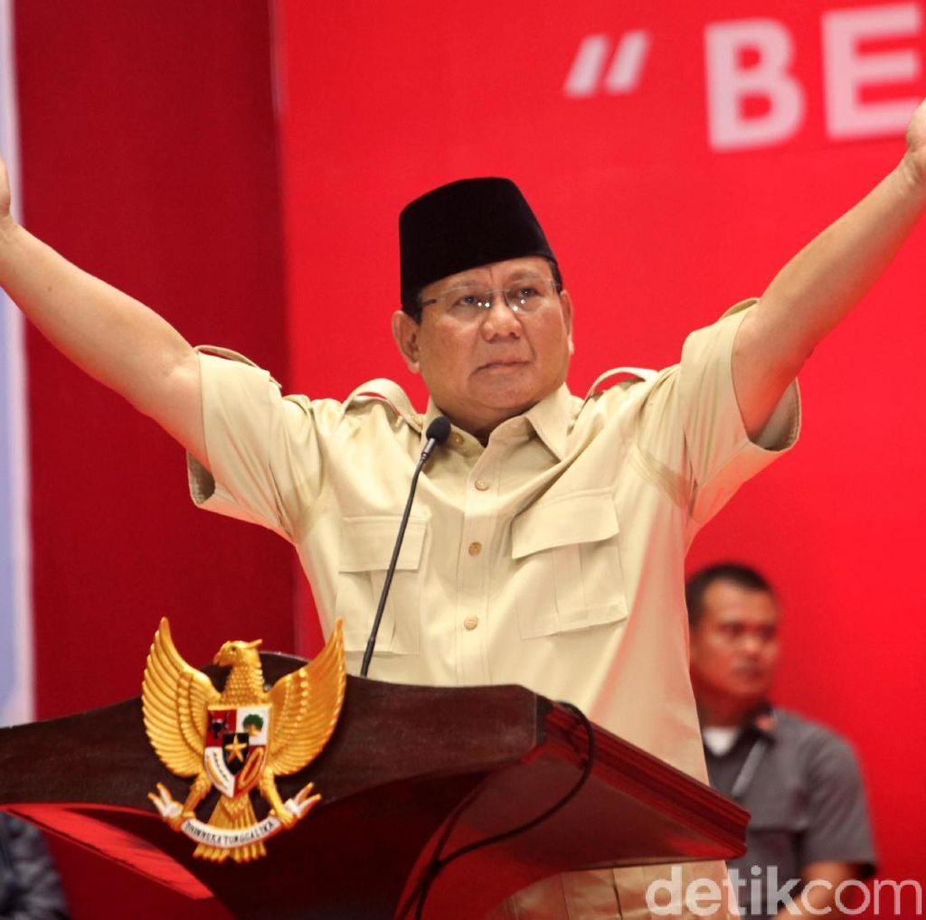 Prabowo: BUMN Satu-satu Bangkrut, Tanya Garuda, Pertamina dan PLN