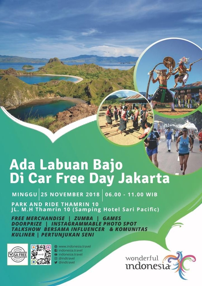 Usai Mandalika, Labuan Bajo Dipromosikan di CFD Jakarta