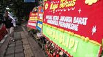Hercules Ditangkap, Polres Jakbar Banjir Karangan Bunga