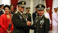Andika dilantik menjadi KSAD menggantikan Jenderal Mulyono.
