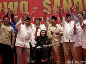 Singgung Anak Sukarno-Soeharto Satu Koalisi, Prabowo: Gue Capresnya