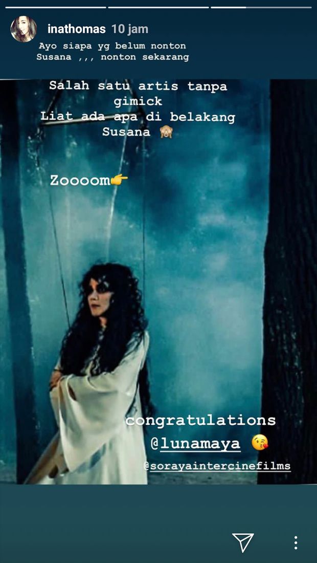 Puji Luna Maya, Foto yang Diposting Ina Thomas Perlihatkan Penampakan