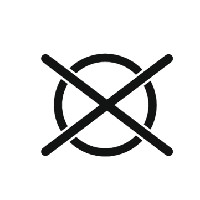 Jika ada gambar lingkaran pada tag atau label, berarti perawatan pakaian harus ditangani binatu profesional. Tidak boleh dicuci, dikeringkan atau disetrika sendiri agar awet dipakai. Foto: iStock