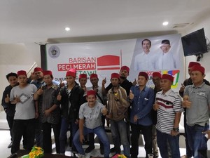 Barisan Peci Merah Betawi Deklarasi Dukung Jokowi-Amin