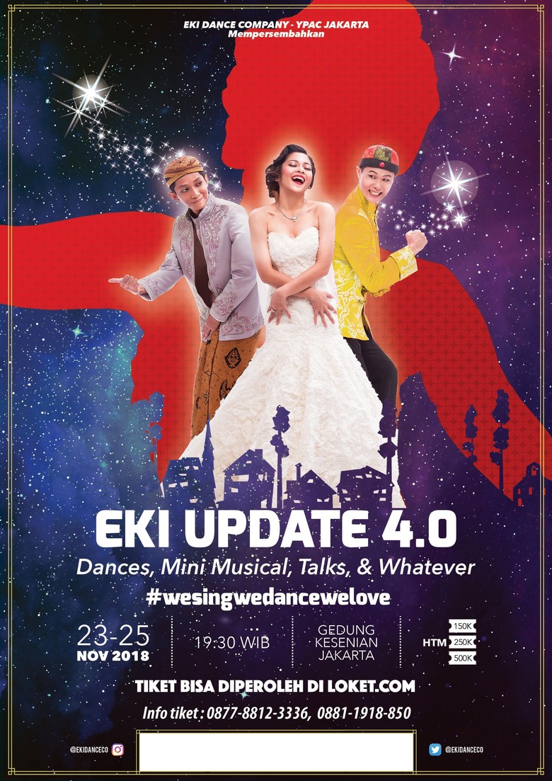 EKI Update 4.0 Hadirkan Kolaborasi Tari dan Mini Musikal Foto: istimewa/ eki dance company EKI Update 4.0 Hadirkan Kolaborasi Tari dan Mini Musikal Foto: istimewa/ eki dance company