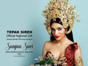 Ini Kostum Nasional Srikandi Malaysia yang Dianggap Contek Budaya Indonesia