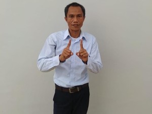 Kenalkan Noldus, Caleg PSI yang Difabel dari Makassar