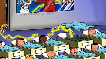 Bayi Flash, seperti bapaknya dalam waktu sekejap bisa berpindah tempat. (Foto: instagram/dragon_arte)