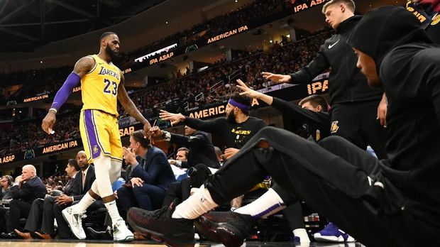 LeBron James musim ini membela Los Angeles Lakers.