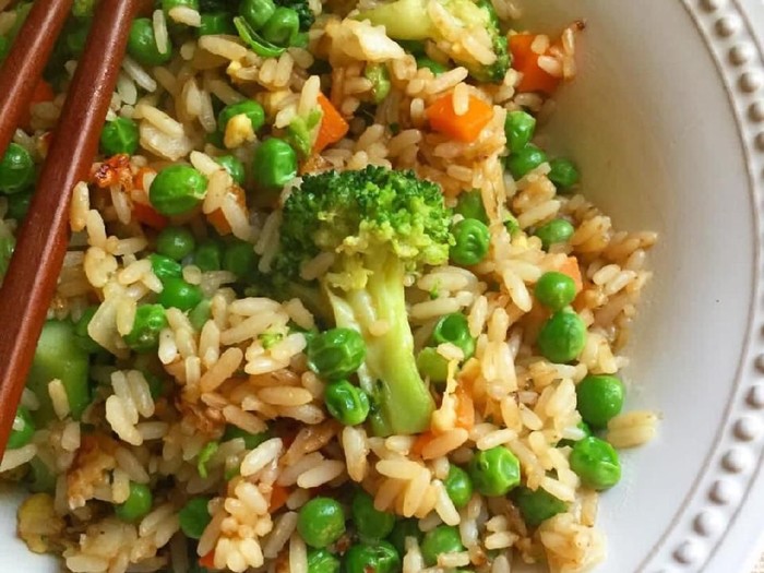 nasi goreng sayuran buat sarapan