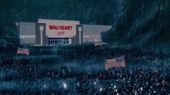 Sedangkan di Amerika Serikat Walmart diserbu ratusan ribu orang yang mengincar diskon Black Friday. Foto: Istimewa