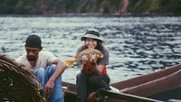 Saat ke Jailolo, Efinda ikut melaut bersama nelayan. Ia mendapat ikan rajabau, ikan asli perairan Jailolo. Seru banget ya! Foto: instagram @findaandrian