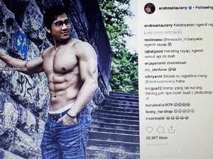 Ngakak! Badan Mendadak Berotot, Andre Taulany Kebanyakan Ngemil Rayap