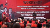 Sekjen PDIP Hasto Kristiyanto mengatakan konsolidasi ini dilakukan guna memetakan kemenangan pasangan yang diusung PDIP, Joko Widodo-Maruf Amin.