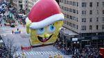 Gemas! Spongebob Hingga Pikachu Ramaikan Parade Thanksgiving di AS