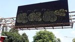 Duh! Videotron Penunjuk Lalin Dicorat-coret Tangan Jail